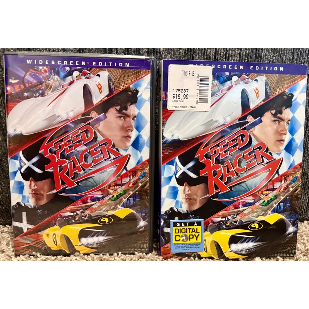 Warner Bros Speed Racer DVD Excellent Widescreen 2008 Film